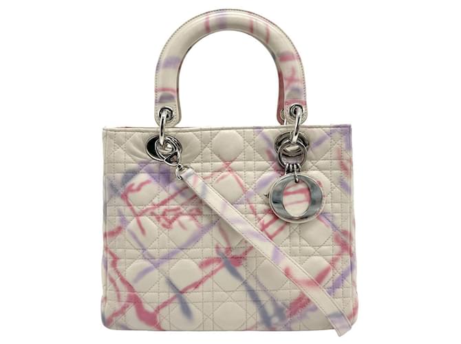 Dior Lady Dior Pink Leather  ref.1337610