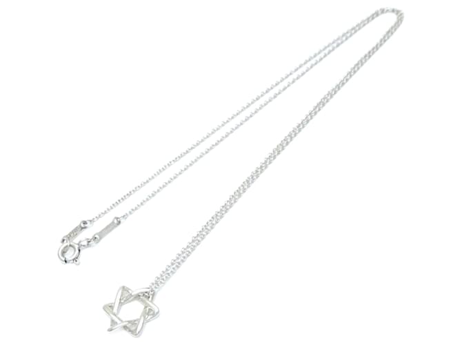 Tiffany & Co Anneau étoile Silvery Silver  ref.1337654