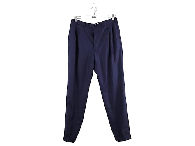 Loro Piana Pantaloni di cotone Blu navy  ref.1337852