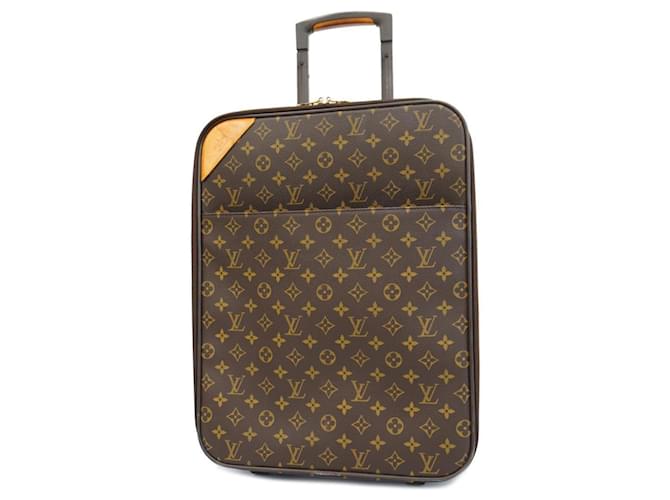 Louis Vuitton Pegase Castaño Lienzo  ref.1337923