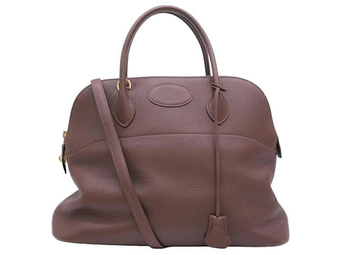 Hermès Bolide Brown Leather  ref.1338056