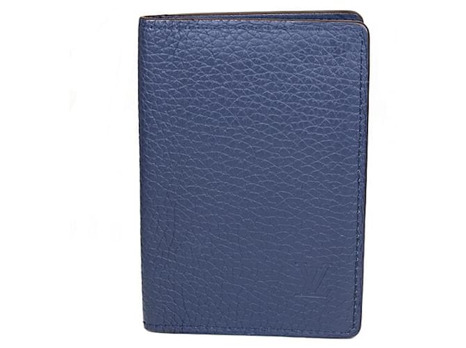 Louis Vuitton Organizer de poche Navy blue Leather  ref.1338164