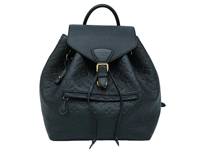 Louis Vuitton Montsouris Black Leather  ref.1338261