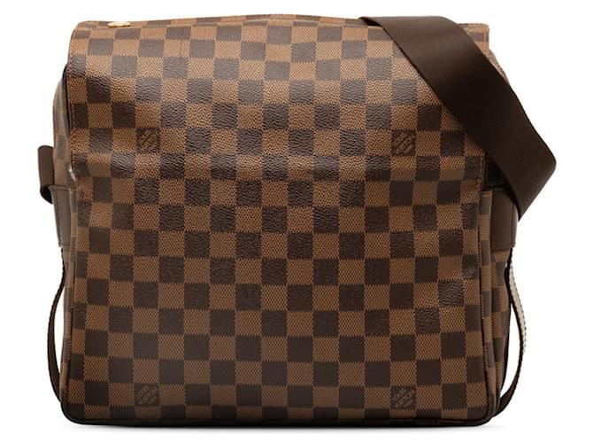Louis Vuitton Naviglio Brown Cloth  ref.1338268