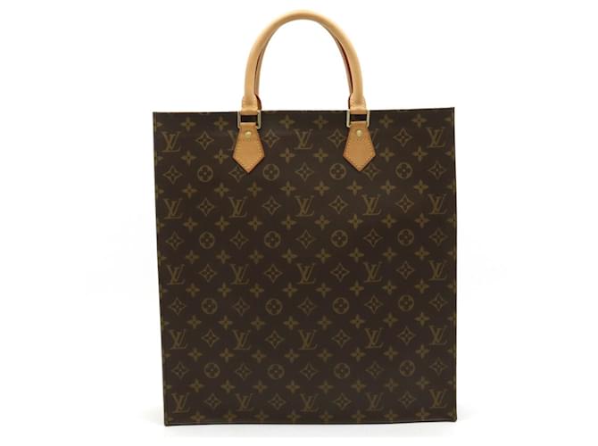 Louis Vuitton Sac plat Brown Cloth  ref.1338300
