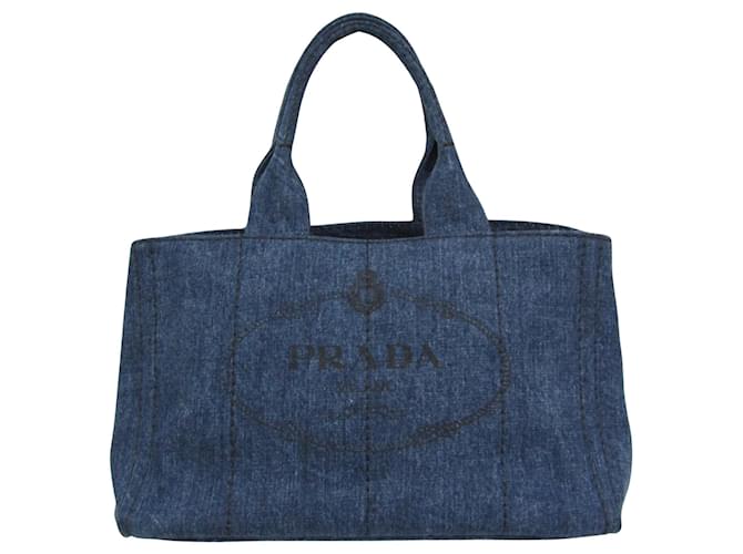 Prada Canapa Bleu  ref.1338459