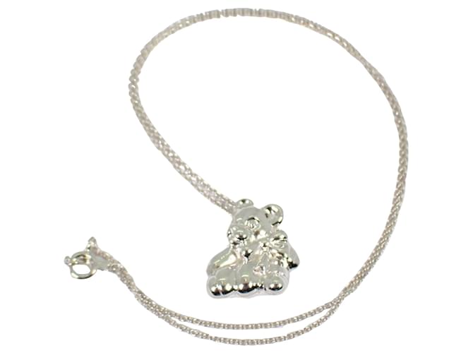 Tiffany & Co Bear Silvery Silver  ref.1338506