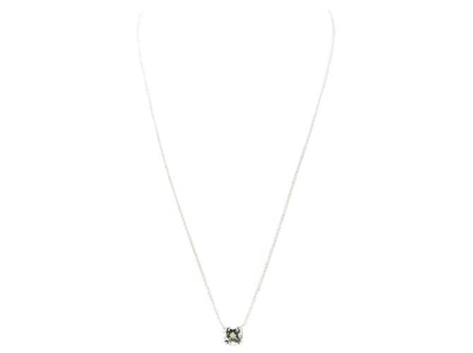 Tiffany & Co Diamond necklace Silvery Silver  ref.1338514