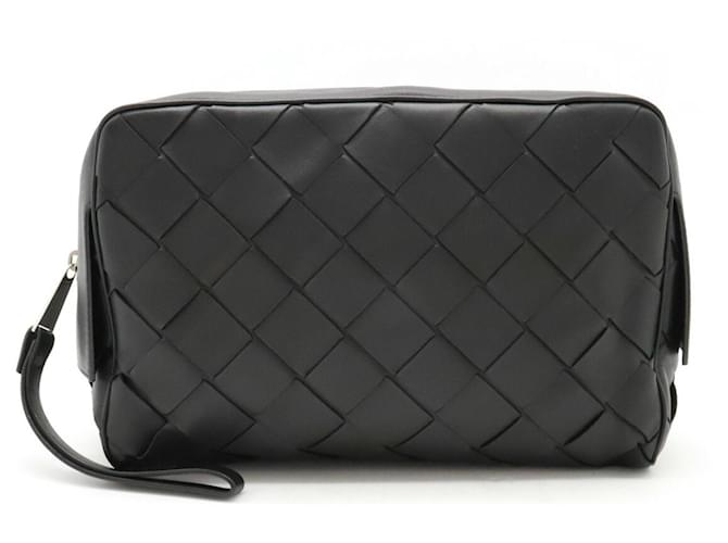 Bottega Veneta Intrecciato Black Leather  ref.1338530