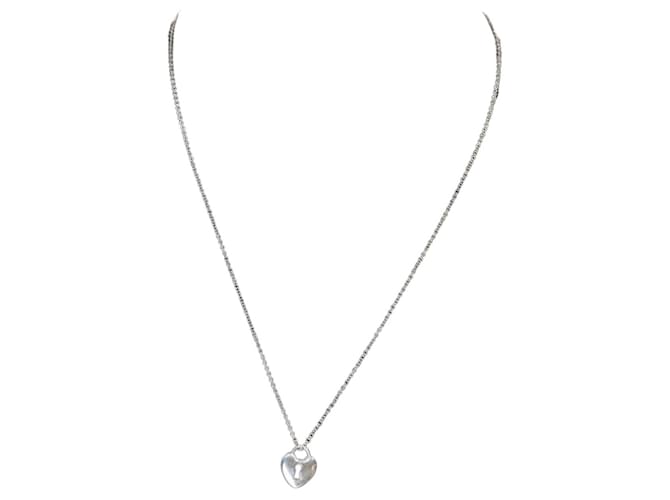 Tiffany & Co Heart Silvery Silver  ref.1338558