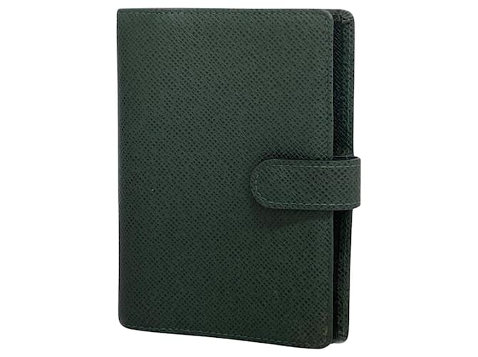 Louis Vuitton Agenda Cover Green Leather  ref.1338776