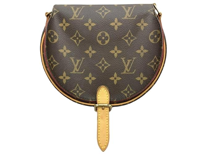 Louis Vuitton Tambourin Brown Cloth  ref.1338847