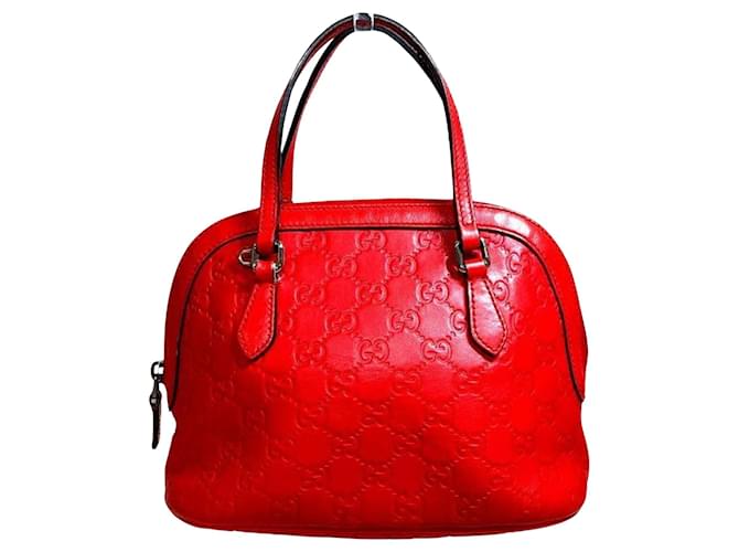 Gucci Guccissima Red Leather  ref.1338900