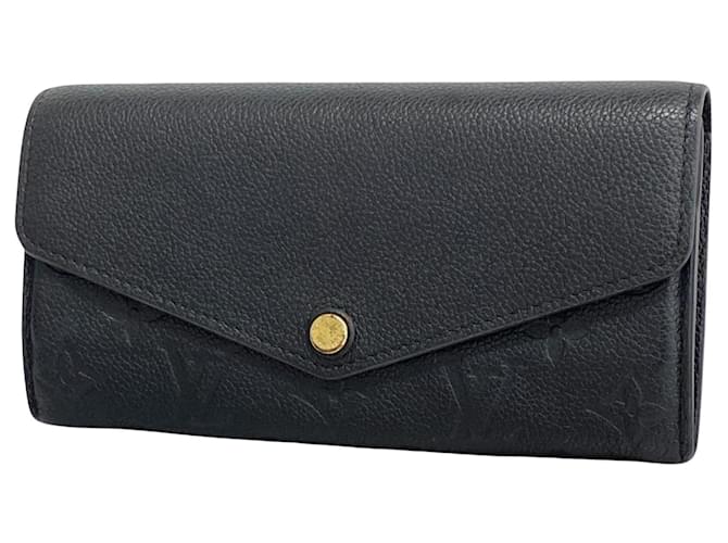 Louis Vuitton Porte adresse Black Leather  ref.1338907