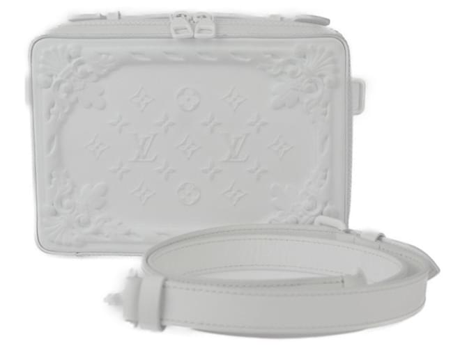 LOUIS VUITTON Soft Trunk White Leather  ref.1338914