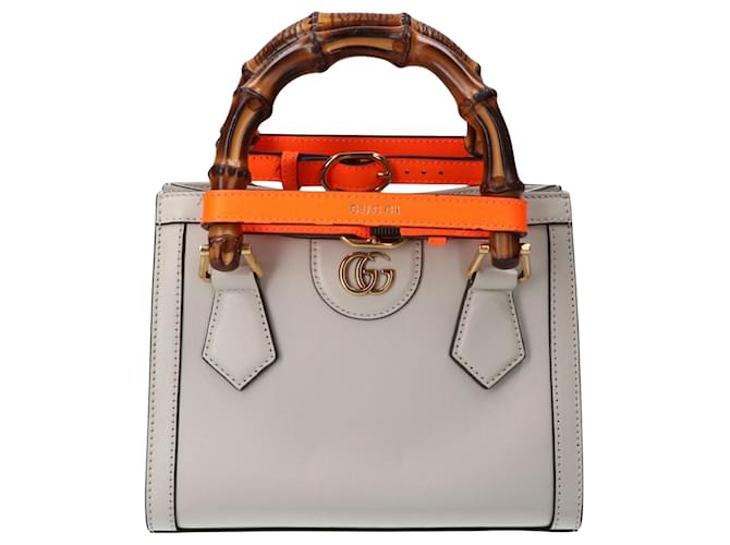 Gucci Bamboo White Leather  ref.1338995