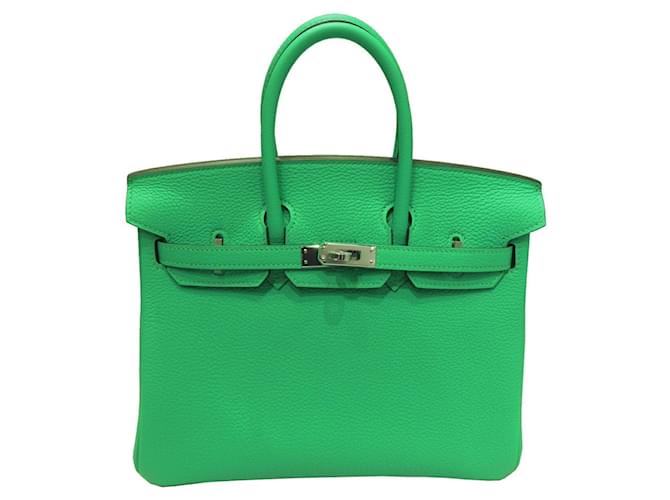 Hermès Birkin 25 Green Leather  ref.1339024