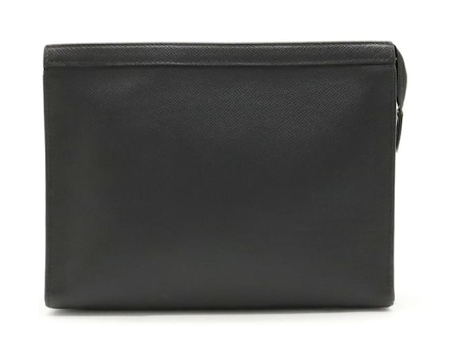 Louis Vuitton Pochette Black Leather  ref.1339285