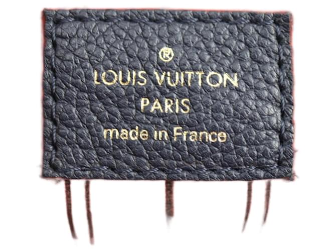 Louis Vuitton Cuir Bleu Marine  ref.1339493
