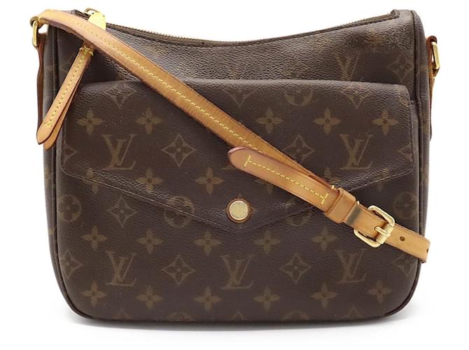 Louis Vuitton Castaño Lienzo  ref.1339495