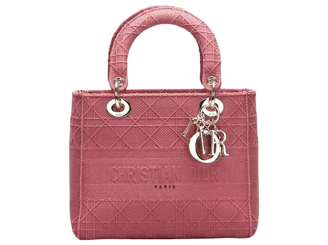Dior Lady Dior Pink Cloth  ref.1339624