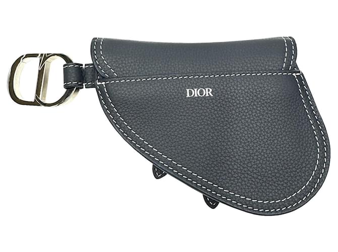 Saddle Dior silla de montar Negro Cuero  ref.1339834