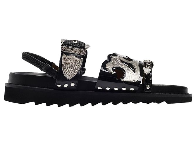 AJ1018 Flat Shoes - Toga Pulla - Black - Leather