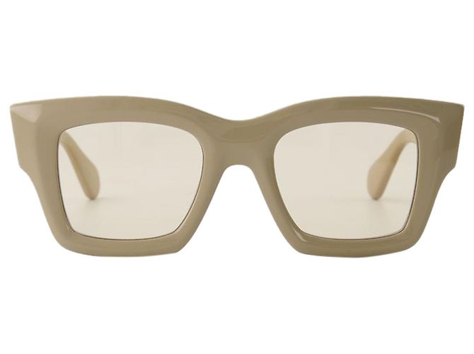 Jacquemus Baci Sunglasses in Beige Acetate