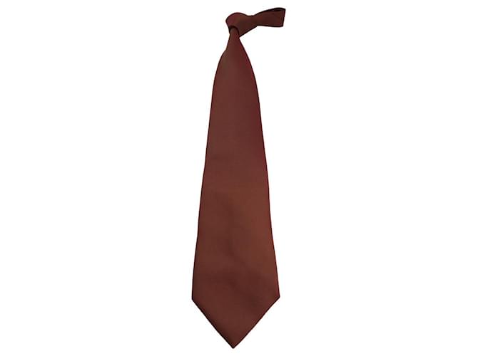 Gucci Necktie in Burgundy Polyester Dark red  ref.1340100