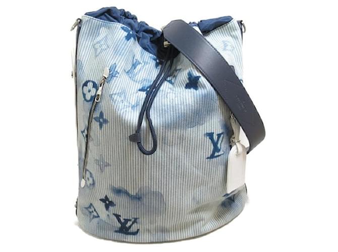 Louis Vuitton Sac Marin Schultertasche Canvas Umhängetasche M57838 In sehr gutem Zustand Leinwand  ref.1340188