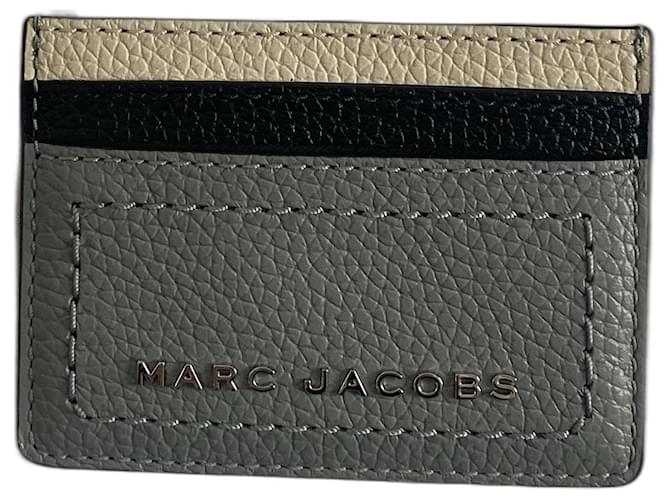 Marc Jacobs Bolsas, carteiras, estojos Preto Cinza Fora de branco Couro  ref.1340190