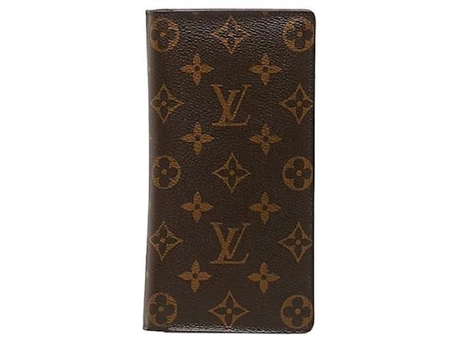 Louis Vuitton Portefeuille Brazza Canvas Long Wallet M66540 in good condition Cloth  ref.1340215