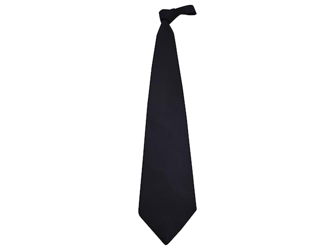 Corbata Gucci en Poliéster Negro  ref.1340225