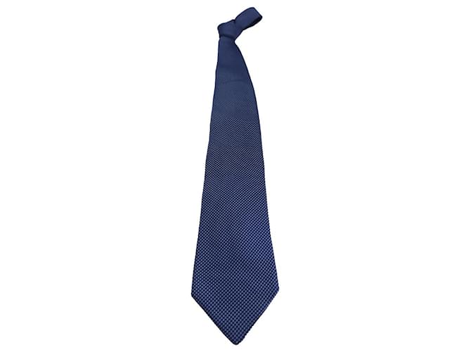 Cravate à motifs Etro en coton de soie bleu  ref.1340227