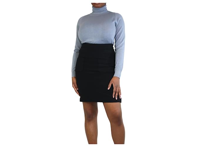 Autre Marque Blue roll-neck jumper - size L Cashmere  ref.1340246