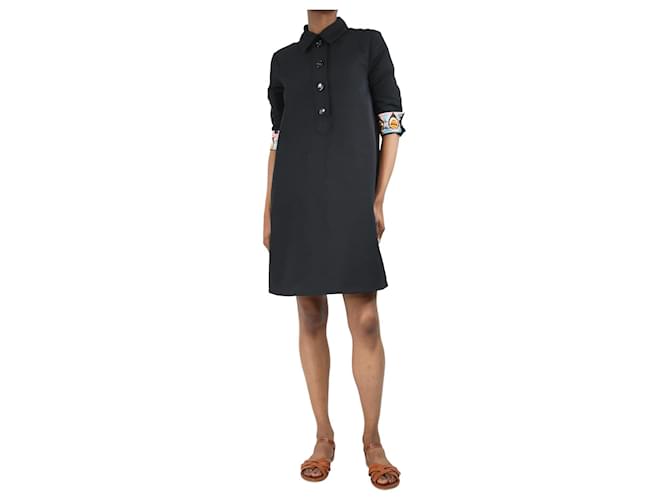 Autre Marque Black short Artemis dress - size XS Wool  ref.1340250