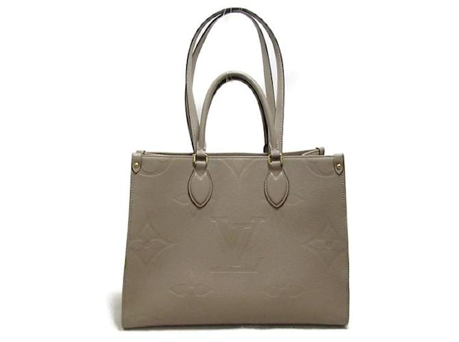 Louis Vuitton On the Go MM Leather Tote Bag M45607 in good condition  ref.1340389
