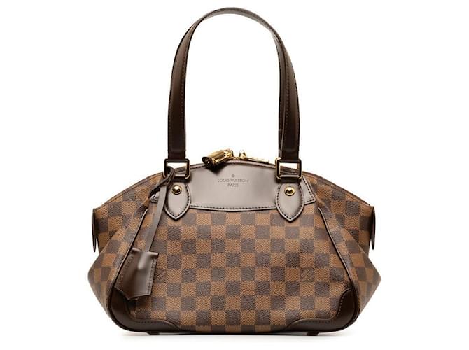 Louis Vuitton Verona PM Canvas Handtasche N41117 In sehr gutem Zustand Leinwand  ref.1340396
