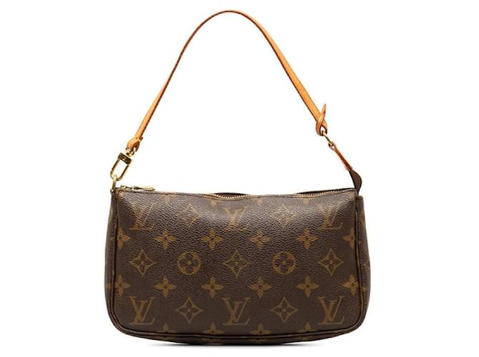Louis Vuitton Pochette Accessoires Canvas Shoulder Bag M51980 in good condition Cloth  ref.1340403