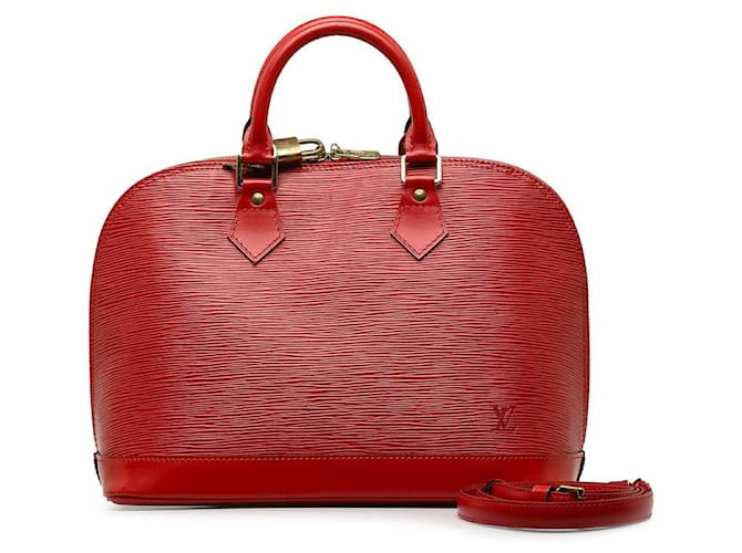 Louis Vuitton Alma Leather Handbag M52147 in good condition  ref.1340437