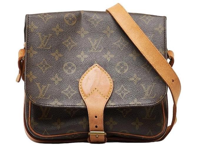 Louis Vuitton Cartouchiere MM Bolso bandolera de lona M51253 en buen estado Lienzo  ref.1340442