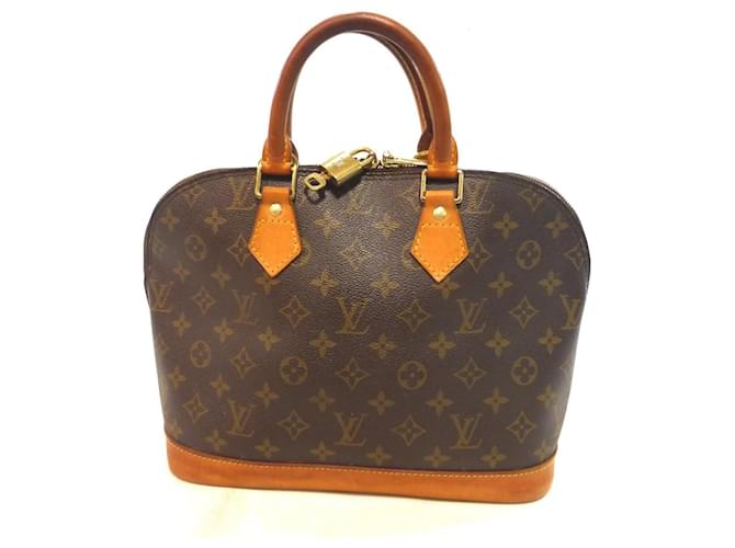 Louis Vuitton Alma PM Monogram - VI0996 Brown Leather  ref.1340456