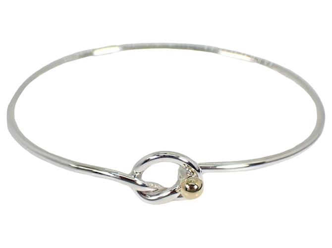 Tiffany & Co Knot Silvery Silver  ref.1340511