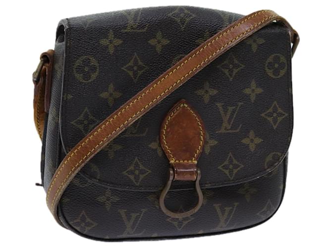 LOUIS VUITTON Monogramm Saint Cloud MM Umhängetasche M.51243 LV Auth 71218 Leinwand  ref.1340557