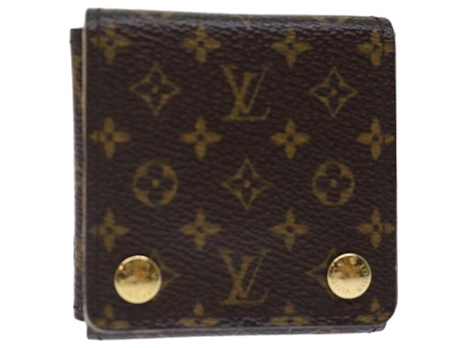 LOUIS VUITTON Monogram Jewelry Case Jewelry Box LV Auth 70942 Cloth  ref.1340566