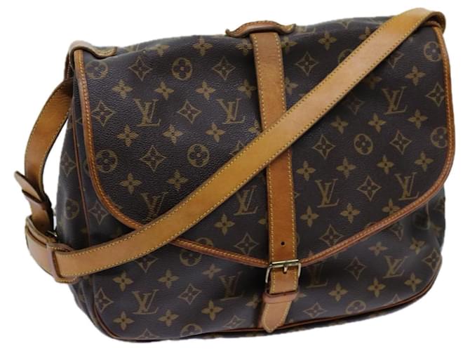 Louis Vuitton Monogram Saumur 35 Shoulder Bag M42254 LV Auth 70520 Cloth  ref.1340593