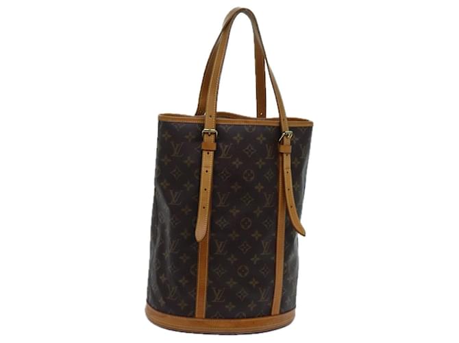 Bucket LOUIS VUITTON Monogramm Eimer GM Umhängetasche M.42236 LV Auth yk11913 Leinwand  ref.1340595