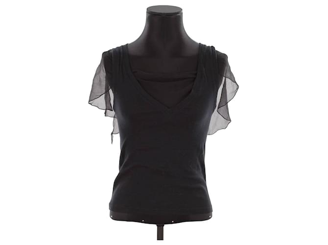 Dior cotton top Black  ref.1340699