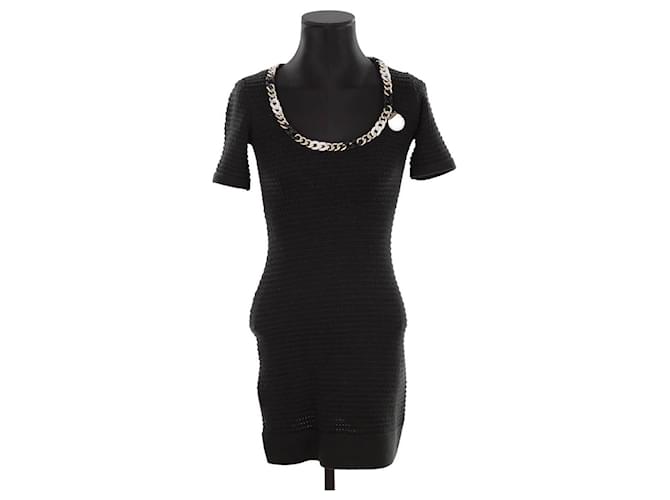 Elisabetta Franchi Robe noir Synthétique  ref.1340713