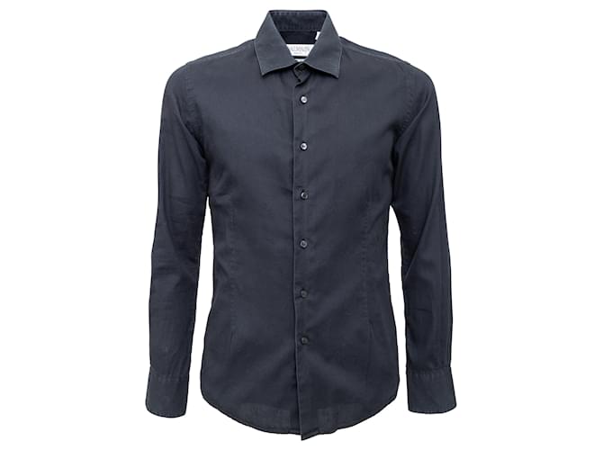 Balmain Cotton Shirt Black  ref.1340724